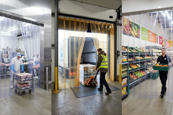 Choosing PVC Strip Curtain Doors for Food Processing Plants, Transport & Supermarkets