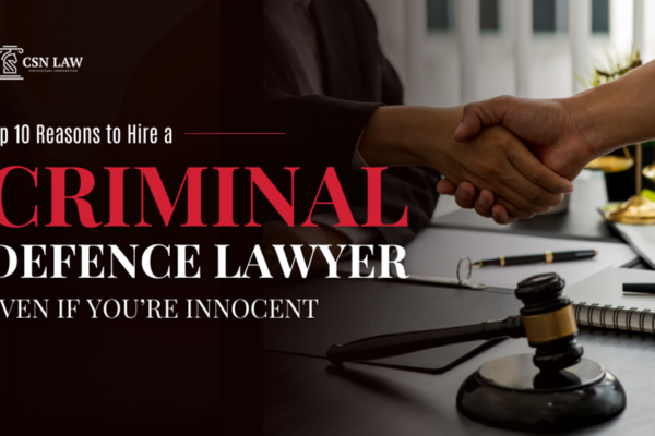 Reasons to Hire a Criminal Defence Lawyer Even if You’re Innocent