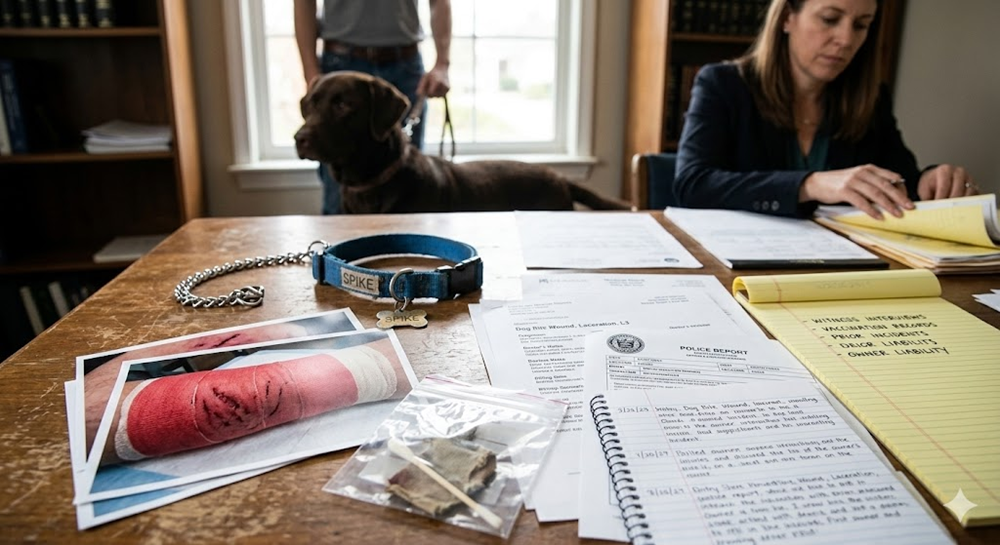 Key Evidence Needed in Dog Bite Injury Cases
