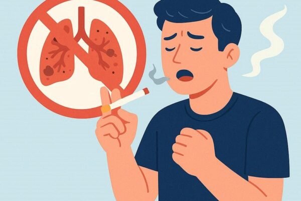 Discover how smoking, sedentary behavior, diet, hydration, and stress influence respiratory health and breathing.