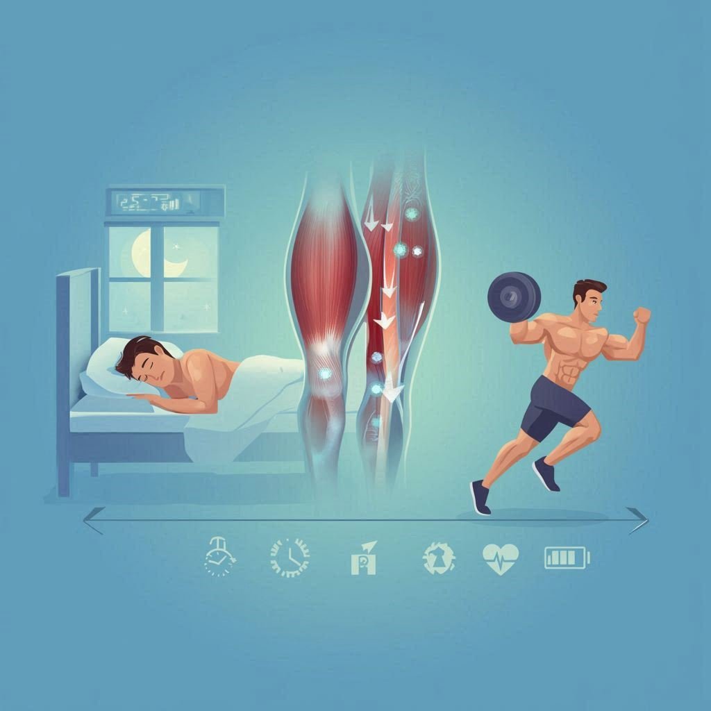 sleep optimization improving muscle recovery and physical performance