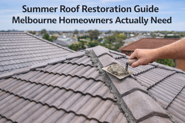 Summer Roof Restoration Guide Melbourne Homeowners Actually Need