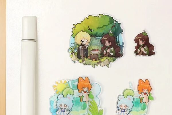 Vograce Custom Clear Acrylic Fridge Magnets Personalized