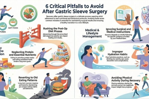 Top 7 Gastric Sleeve Post-Op Mistakes That Can Impact Your Long-Term Weight Loss Goals