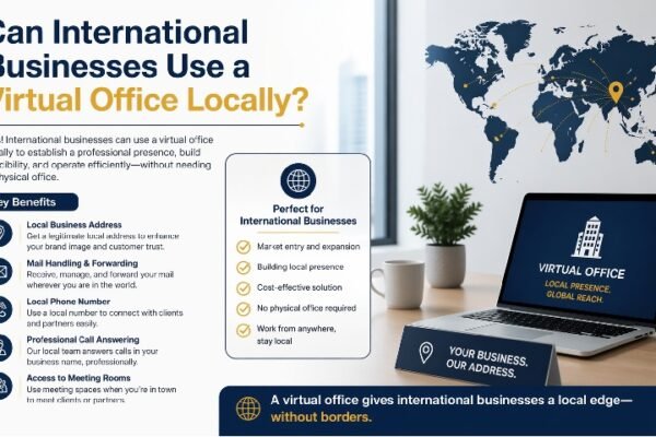 Can International Businesses Use a Virtual Office Locally?