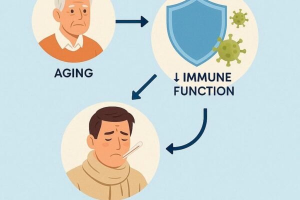 Immune System Decline: Why We Get Sick More Often with Age