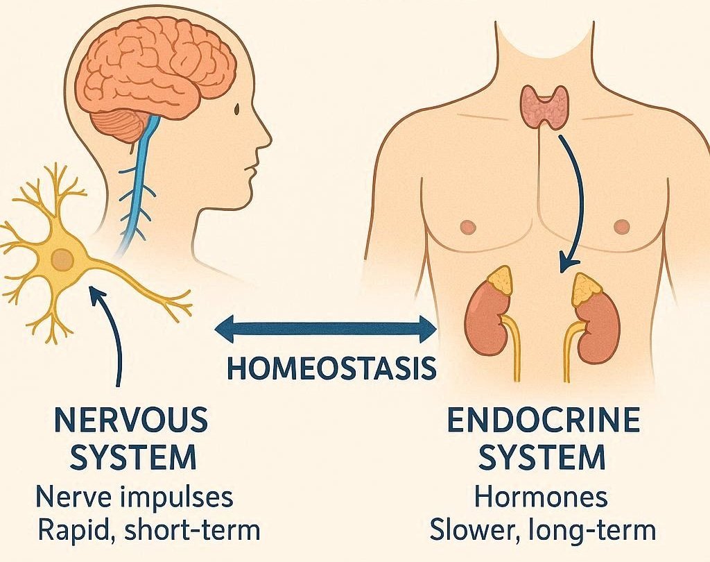 The Role of the Nervous and Endocrine Systems in Homeostasis