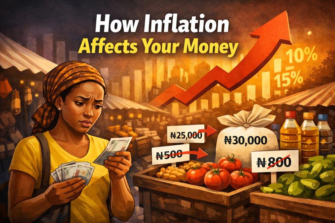 how inflation affects your money by reducing purchasing power in everyday spending