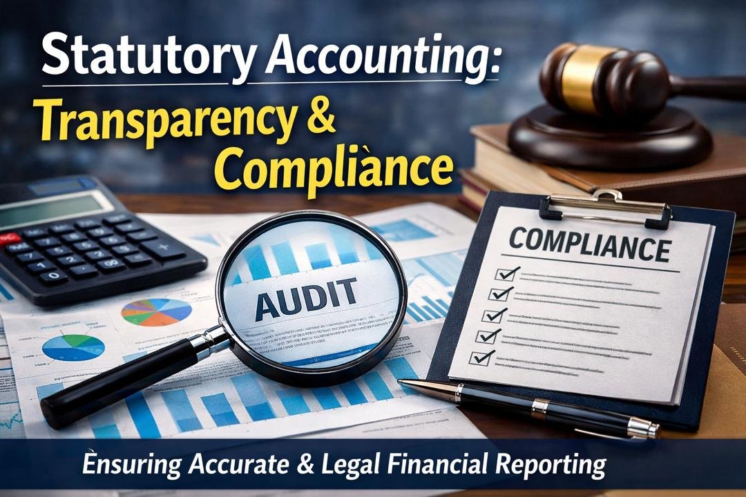 statutory accounting for financial transparency and compliance with financial documents, charts, and compliance review visuals