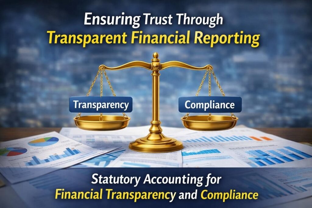 statutory accounting for financial transparency and compliance illustrated with financial reports and compliance checks