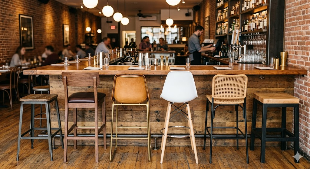 Restaurant Bar Stools: How to Choose the Right Height, Material, and Weight Capacity