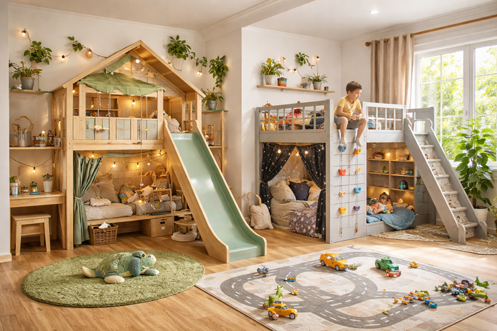 Space-Saving Kids Loft Beds That Turn a Small Room Into an Adventure Zone