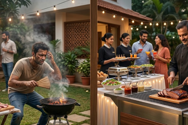 Why Professional BBQ Catering Bangalore Services Are Superior to DIY Grilling