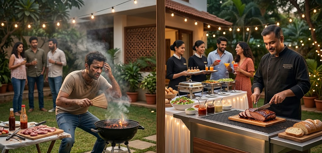 Why Professional BBQ Catering Bangalore Services Are Superior to DIY Grilling