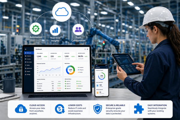 How SaaS Tools Help Manufacturing Teams Save Time and Improve Productivity