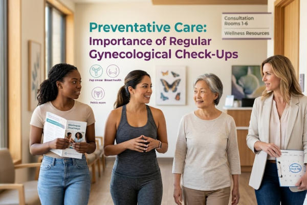 image designed to illustrate the diverse range of women taking control of their health through regular Gynecological Check-Ups