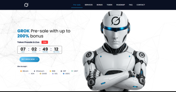 GRO24X Token: Launching Into the AI‑Crypto Era — Presale Now Live 1 image 115