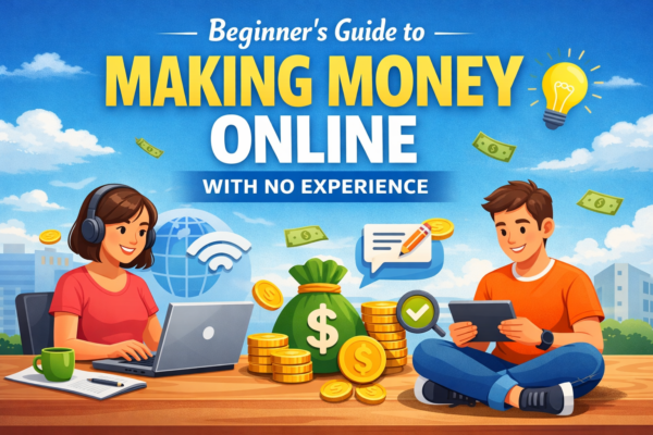 illustration to make money online with no experience