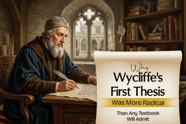 Wycliffe’s First Thesis