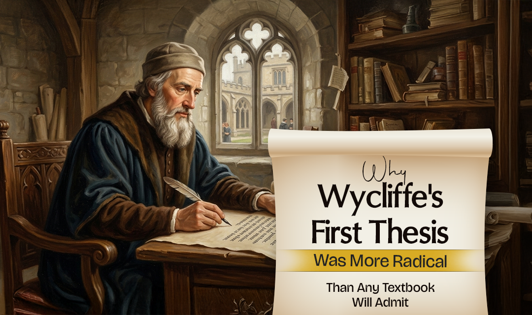 Wycliffe’s First Thesis