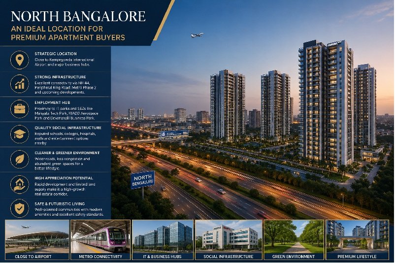 Reasons North Bangalore is an ideal Location for premium apartment buyers