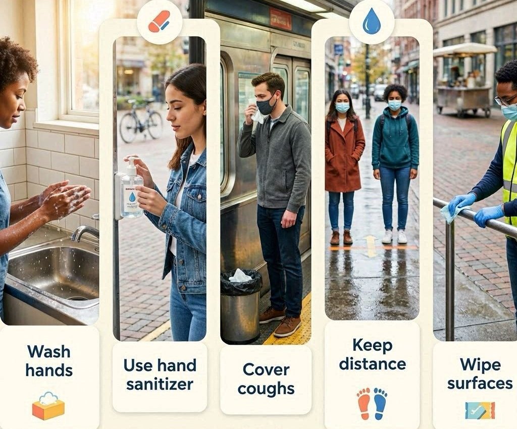 Simple Hygiene Practices That Help Prevent the Spread of Germs in Public Spaces
