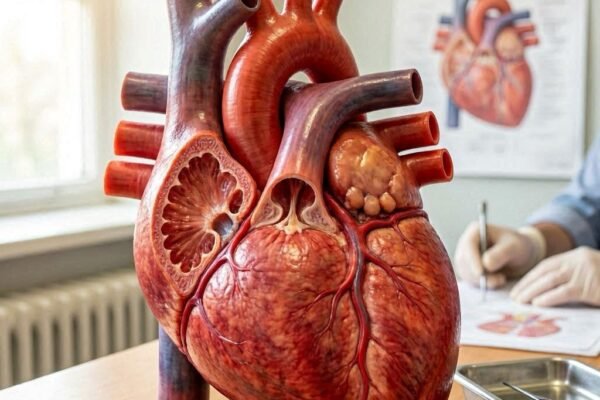 Anatomy of the human heart