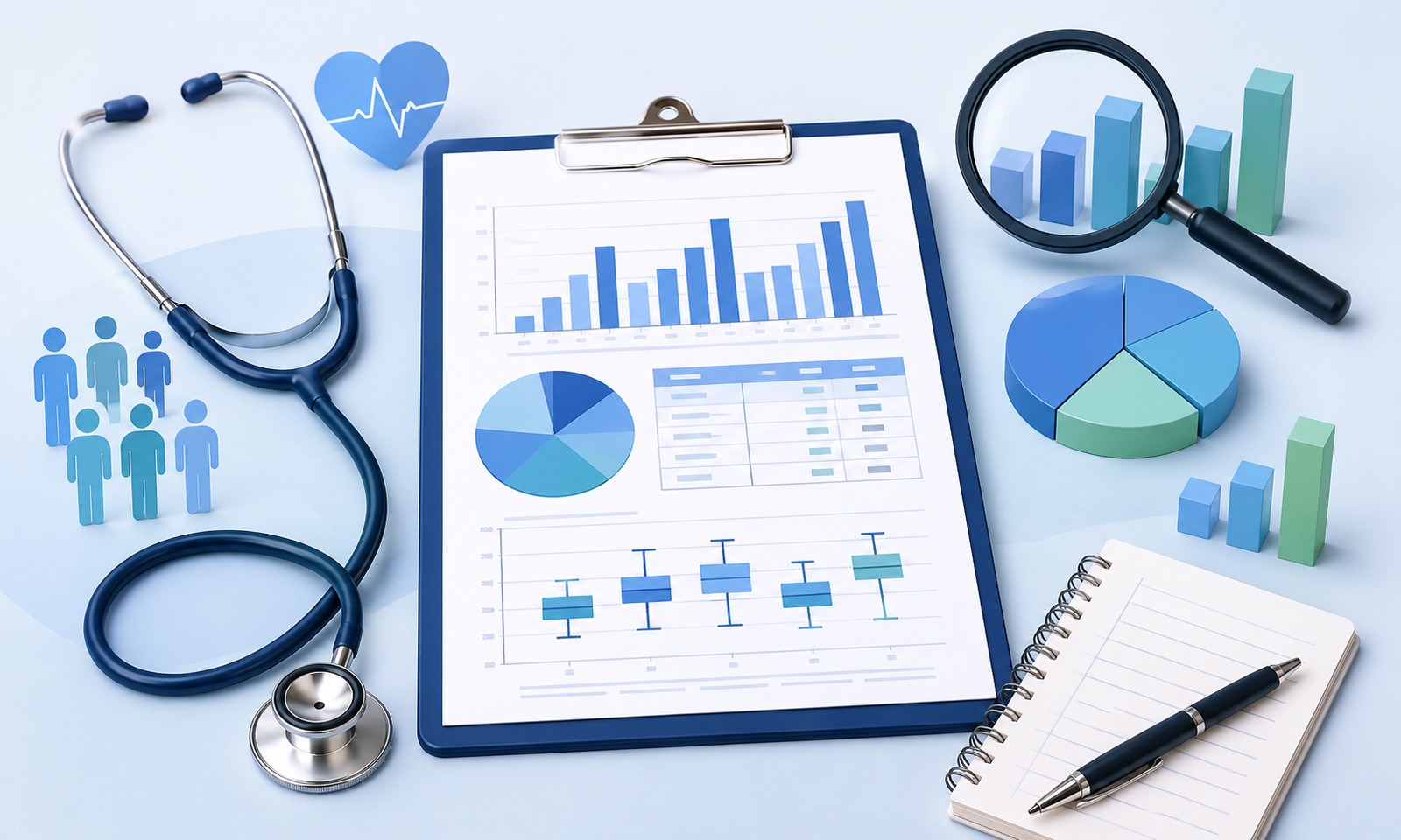 Health data and analytics workspace