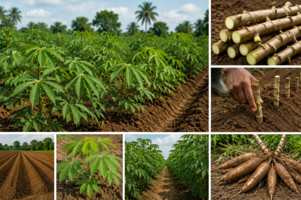Cassava cultivation through the seasons
