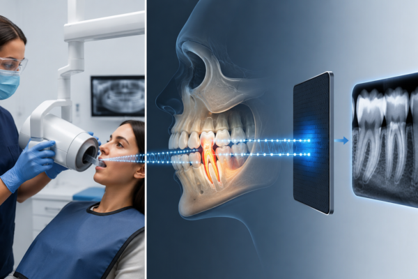 Dental X-ray procedure and imaging process