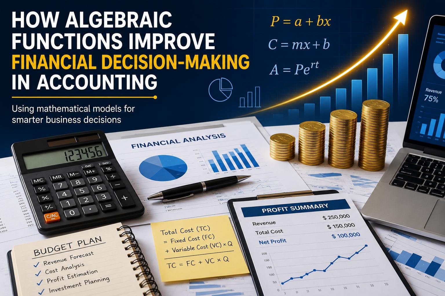 Algebraic functions in accounting for financial decision-making