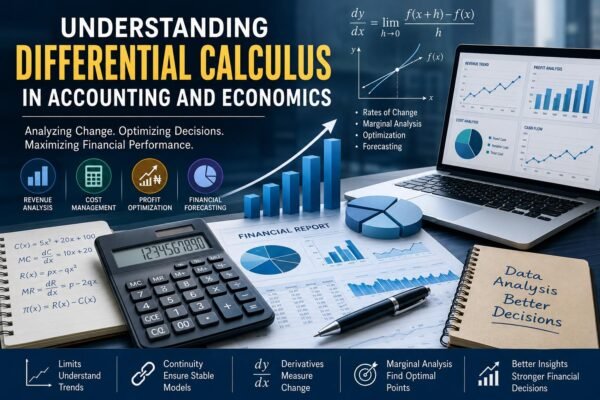 Differential Calculus in Accounting and Economics financial analysis illustration
