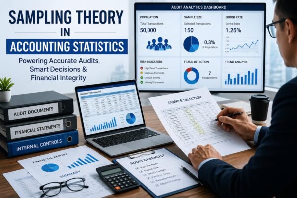 Sampling theory in accounting statistics used in financial auditing and data analysis