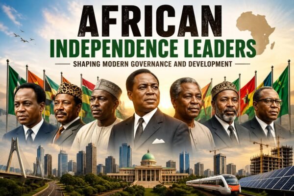 African Independence Leaders shaping modern governance and development in Africa