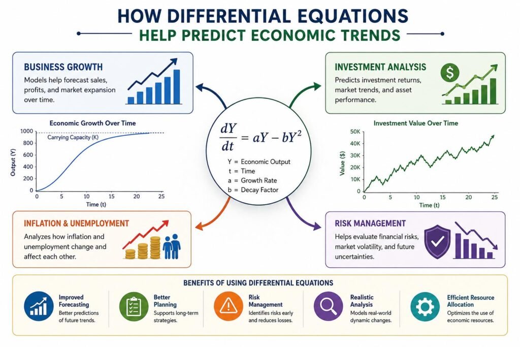 Using Differential Equations to Solve Financial and Economic Problems 2 Differential Equations in Finance and Economics used for forecasting investment and business growth
