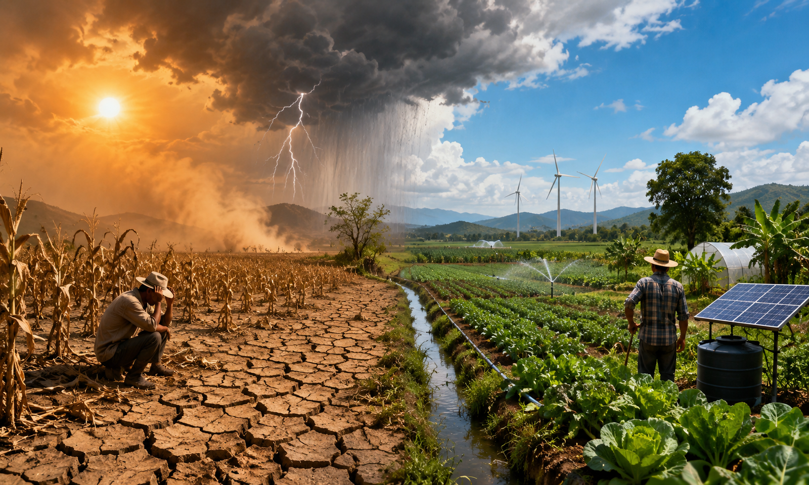 Climate change: resilience vs. hardship