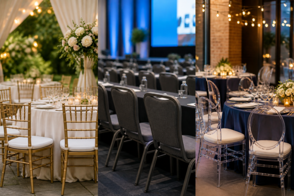 How to Choose the Right Chair Rentals in Atlanta for Weddings, Corporate Events, and Parties