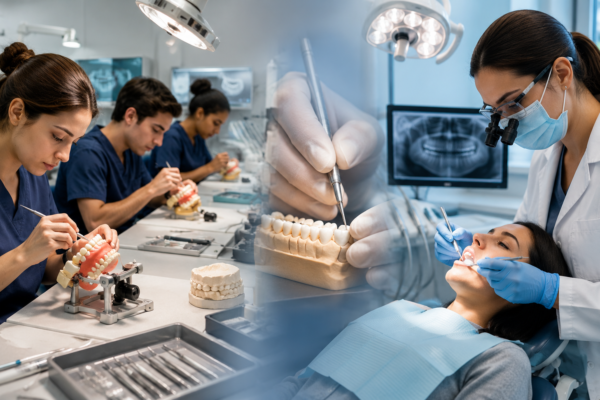 Dental education and clinical practice progression