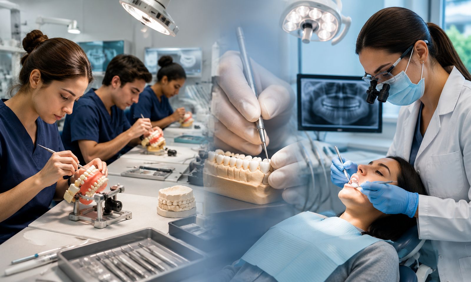 Dental education and clinical practice progression
