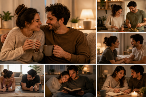 Cozy moments of everyday love