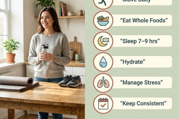 How to Build a Simple and Sustainable Healthy Lifestyle Routine