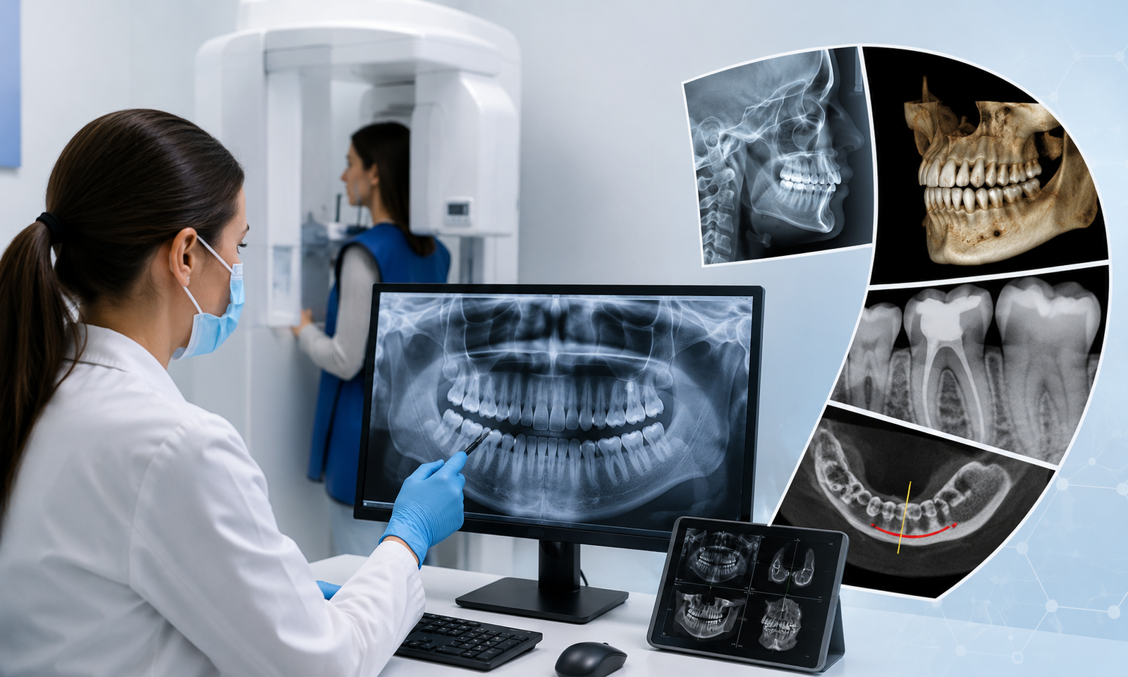 Dental clinic with advanced imaging technology