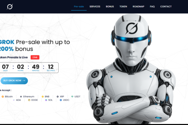 GROK82C Token Presale Launches, Signaling a New Phase in AI-Driven Decentralized Finance