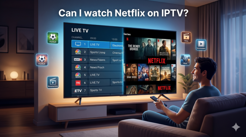 Can I watch Netflix on IPTV?