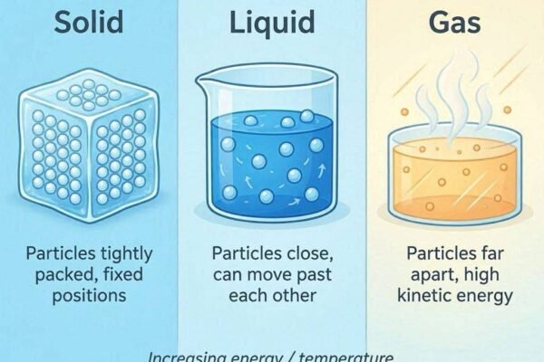 Solid, Liquid, Gases: Basic physics and chemistry concepts.