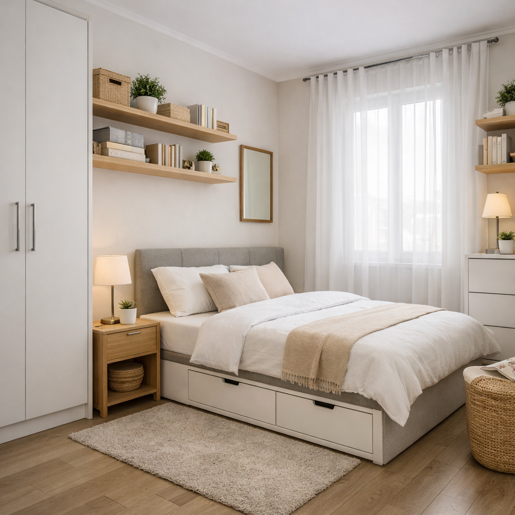 12 Smart Ways to Make a Small Room Look Bigger Without Renovation 2 3 8