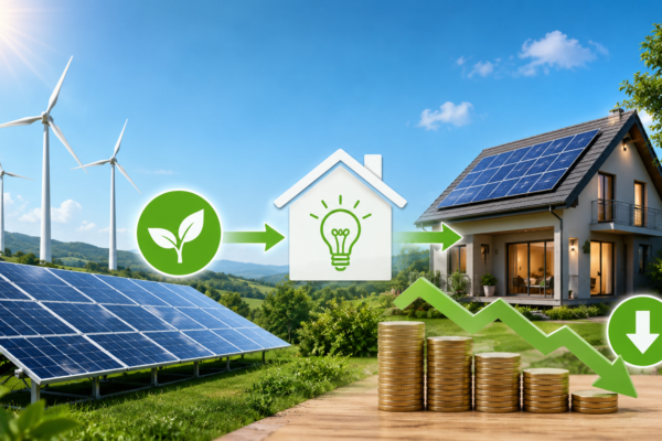 Renewable energy for savings and home