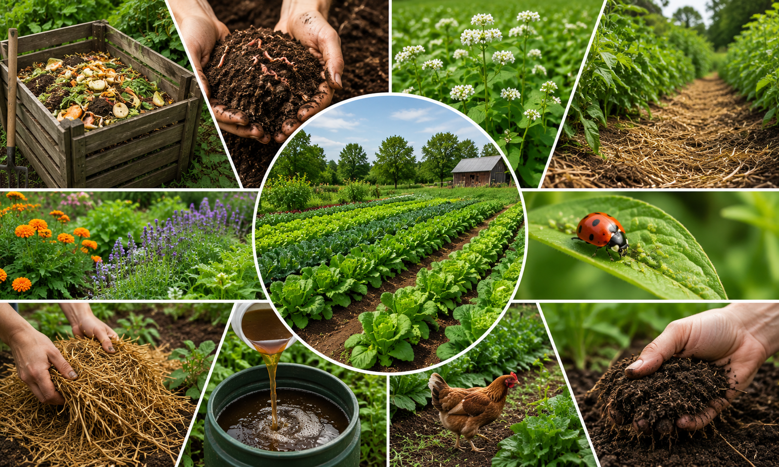 Sustainable farming practices in action
