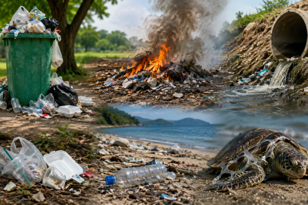 Environmental impact of waste and pollution