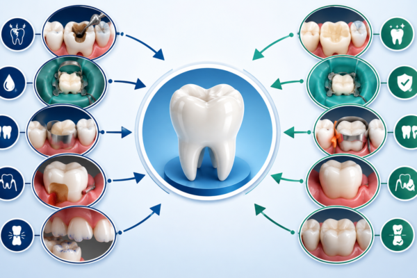Dental challenges and solutions infographic